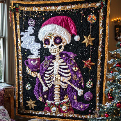 Mystic Skeleton Christmas WN1311038CL Quilt