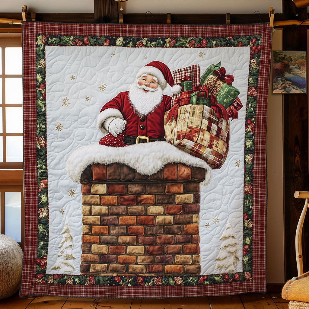 Santa Jolly Jump WN1811072CL Quilt