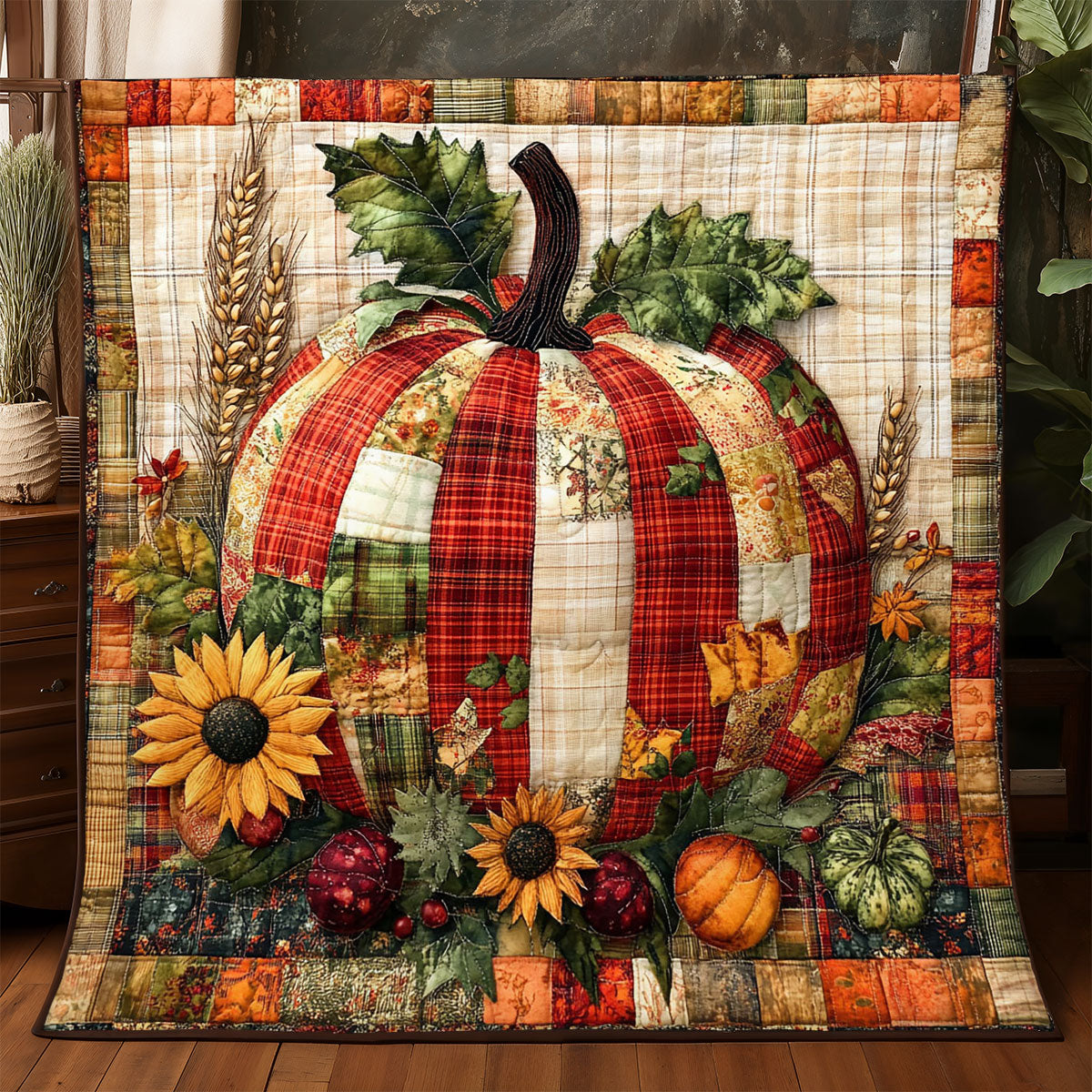 Pumpkin Delight WJ0909005CL Quilt