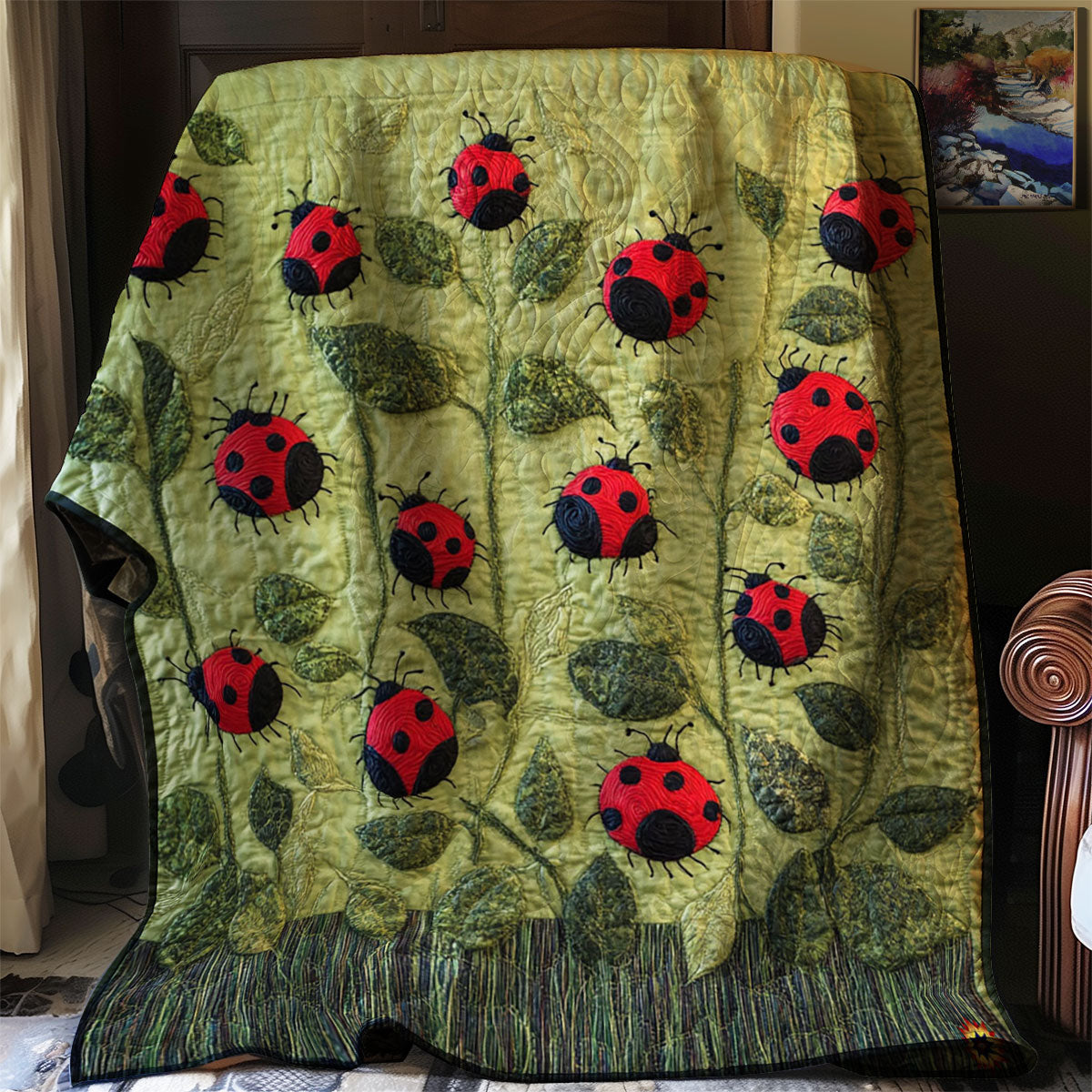 Ladybug Garden WJ2112014CL Quilt