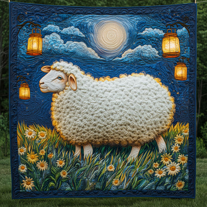 Sheep WIth The Lantern LT1609023CL Quilt