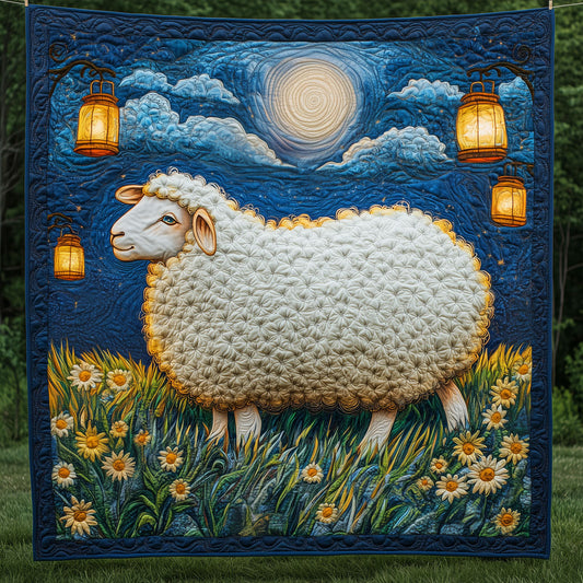 Sheep WIth The Lantern LT1609023CL Quilt