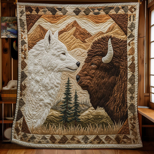 Wolf And Buffalo Bond WX0307093CL Quilt