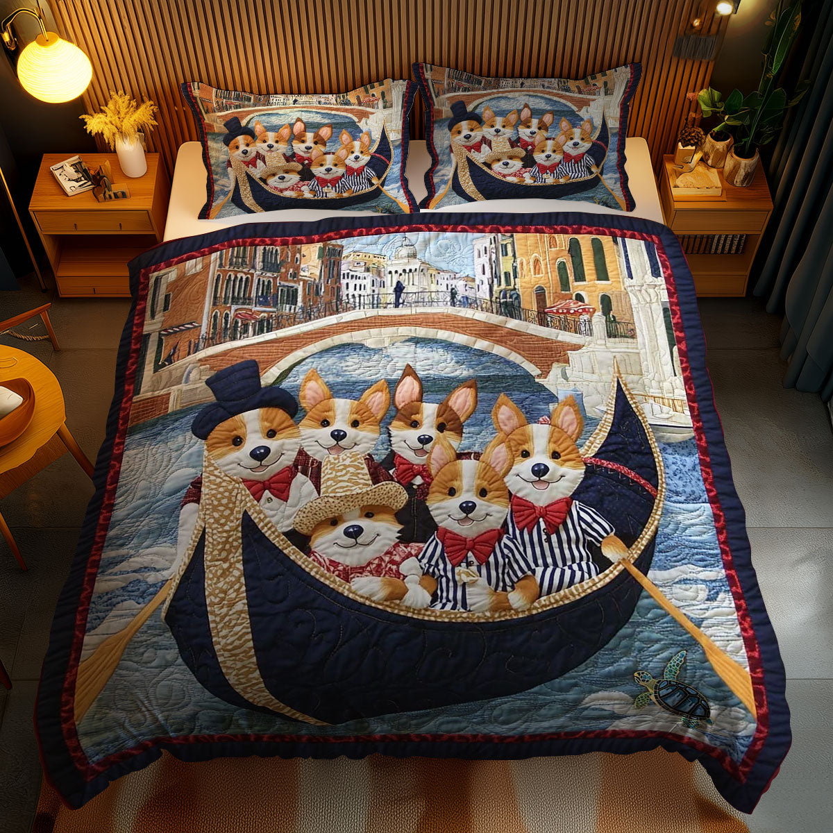 Corgi Gondoliers WN1911017CL Duvet Cover Set