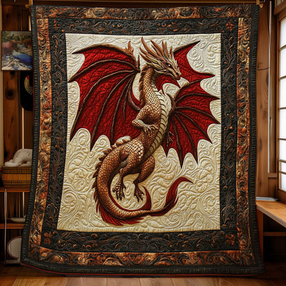 Midnight Dragon WY2101060CL Quilt