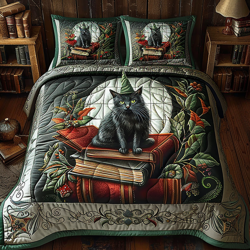 Witch Cat And Book WY1001097CL Duvet Cover Set