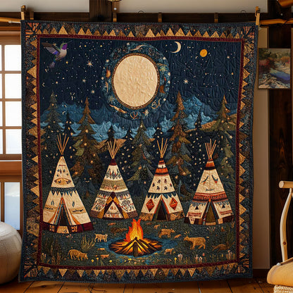 Moonlit Teepees WN1111022CL Quilt