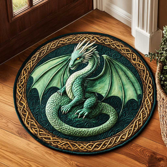 The Fierce Dragon CQ2205025CL Quilted Round Mat