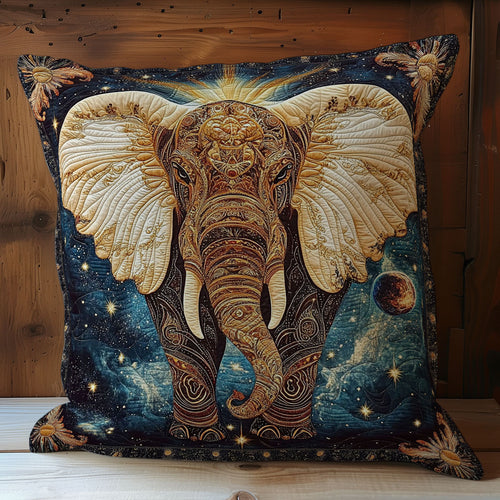 Midnight Elephant WY1102109CL Quilt Pillow Case