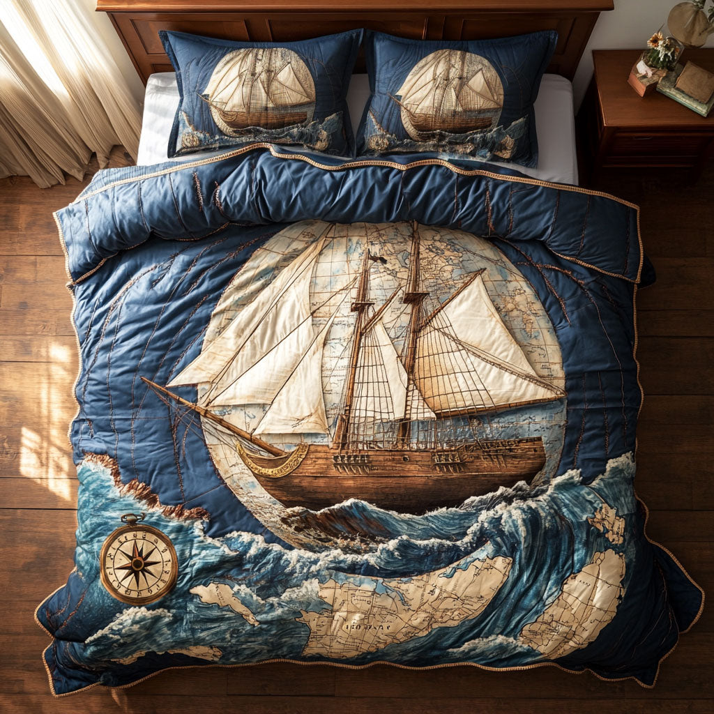 The Ocean Embrace WY1808084CL Duvet Cover Set