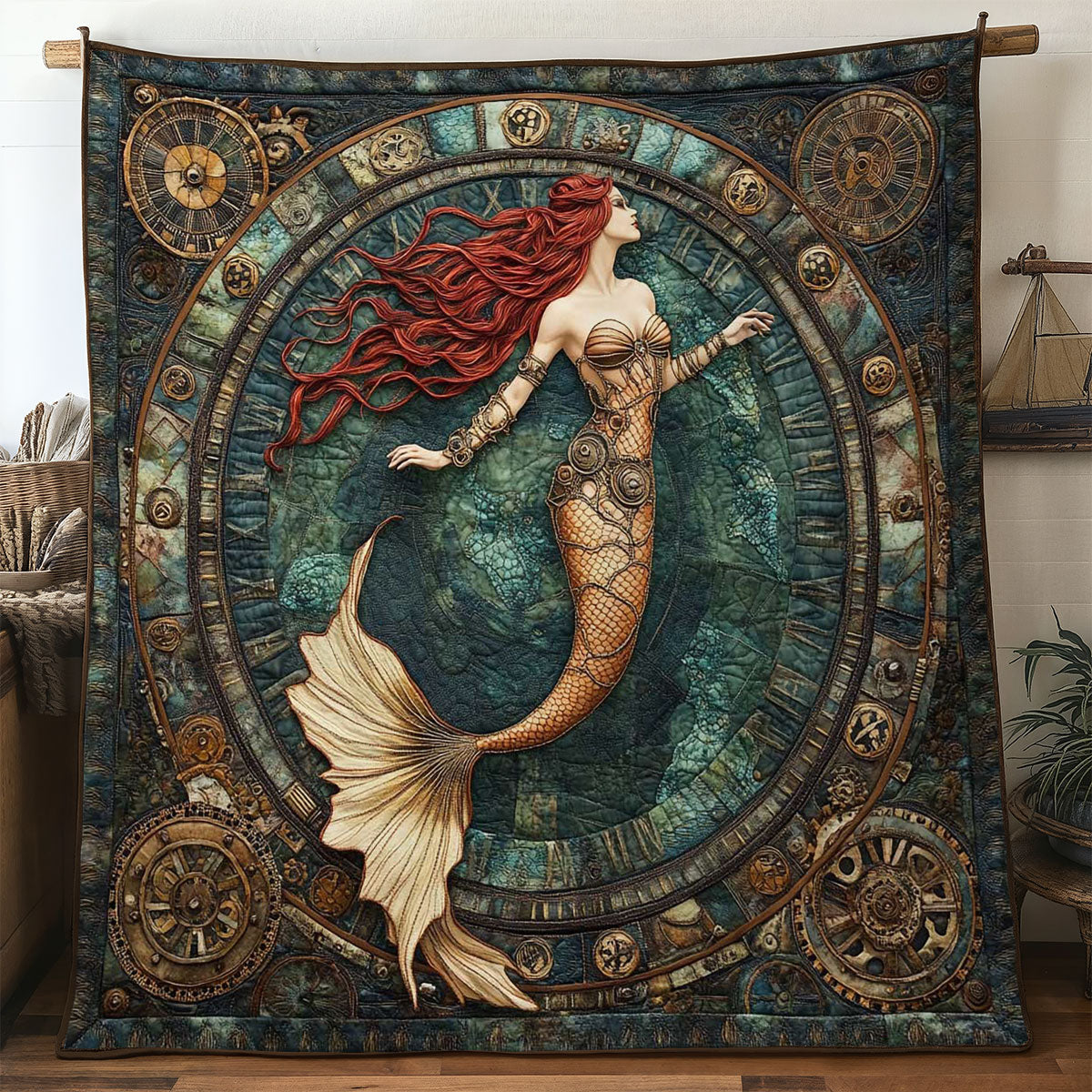 Crimson Mermaid WN0805055CL Quilt