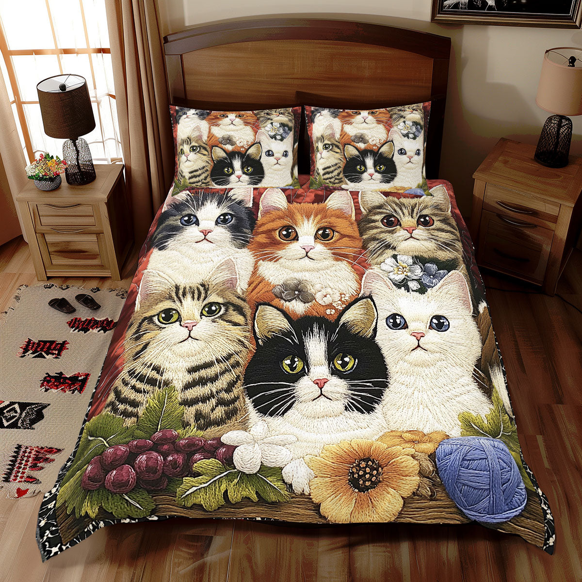 Cat Happy WX0612052CL Duvet Cover Set