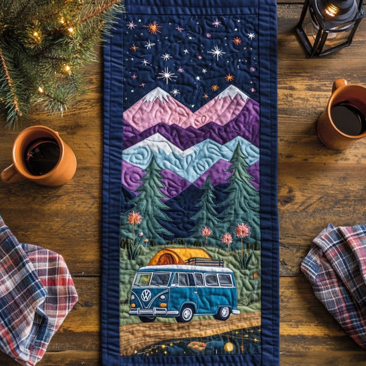 Night Camp Van WY0206010CL Quilted Table Runner