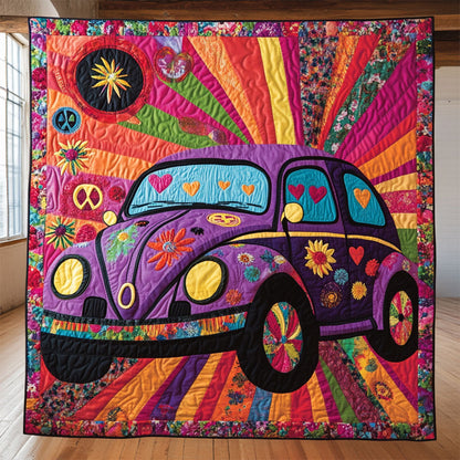 Flower Classic Purple Car WJ0304007CL Quilt