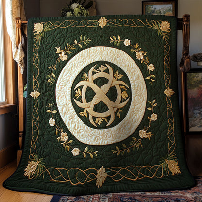Floral Wreath Celtic WY0503106CL Quilt