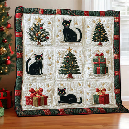 Cat Christmas Spirit CW0711028CL Quilt