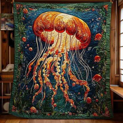 Fire Jellyfish WY1401032CL Quilt