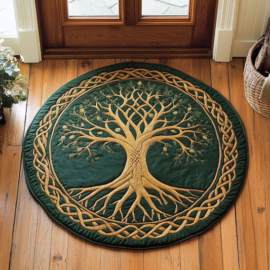 Golden Grove CP2807019CL Quilted Round Mat