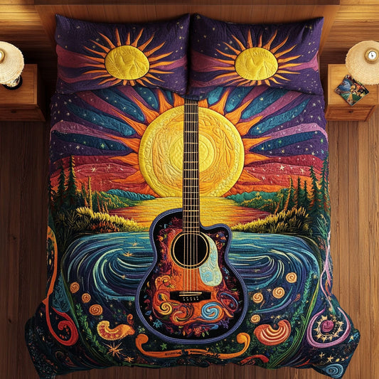 Whimsical Guitar WJ1305021CL Duvet Cover Set