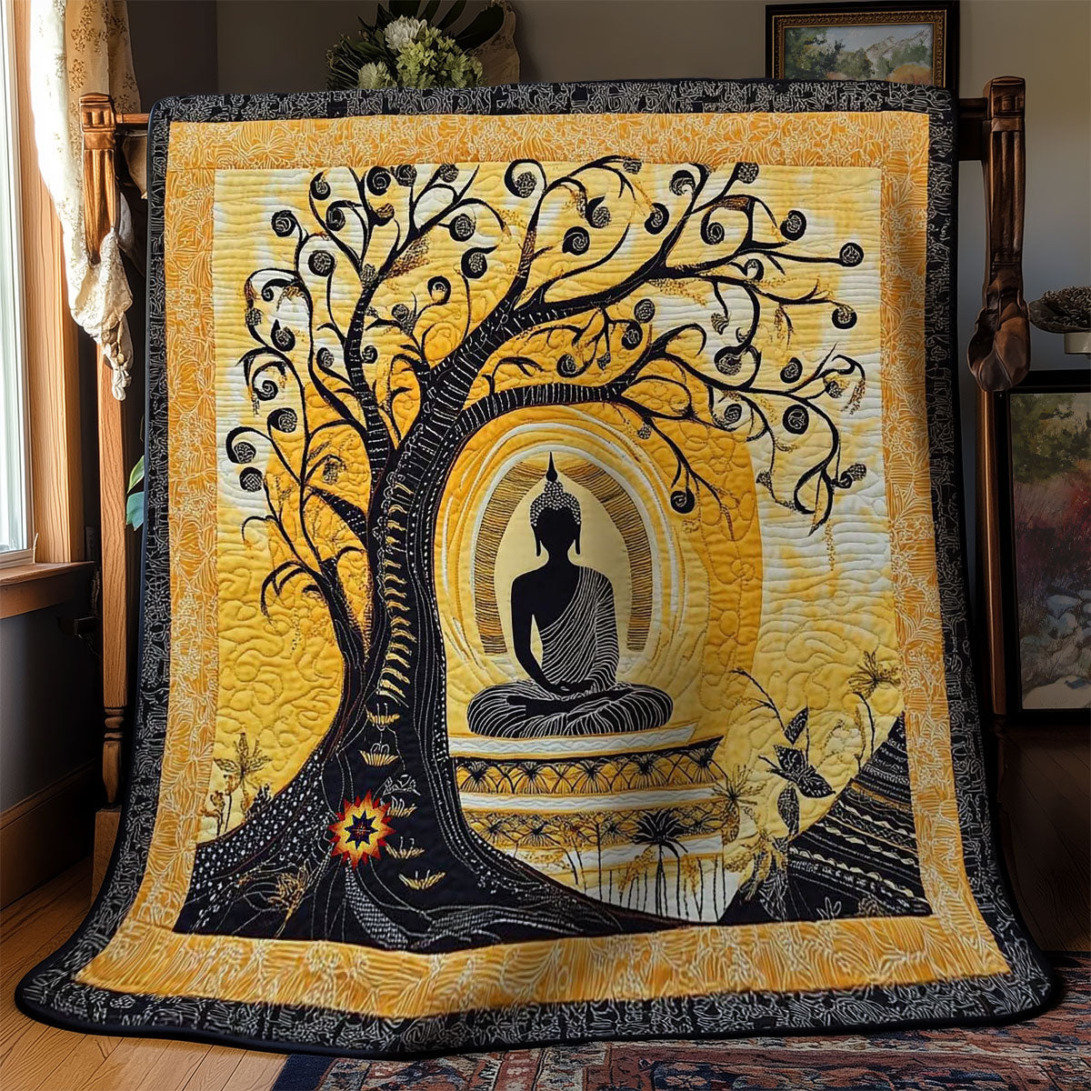 Buddha Meditation WN0711074CL Quilt