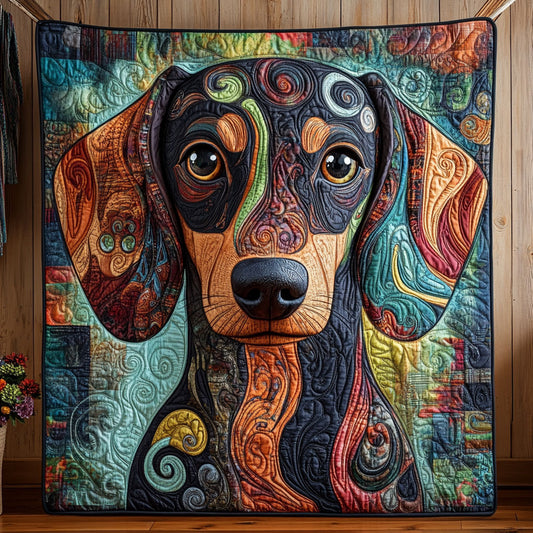 Vibrant Puppy CP1005022CL Quilt