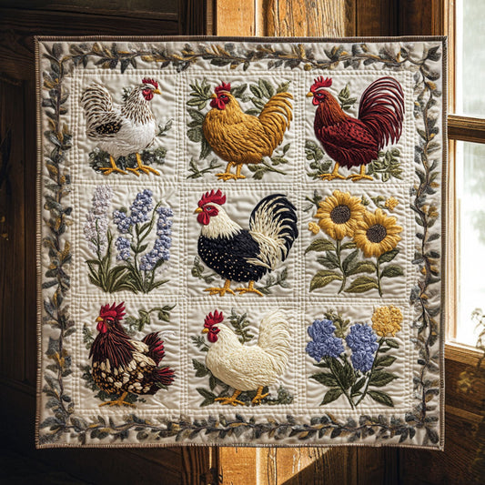 Morning Dew Chicken WN2108083CL Quilt