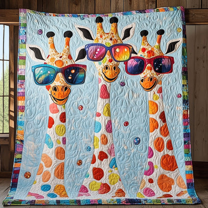 Hippie Giraffe CW2205427CL Quilt