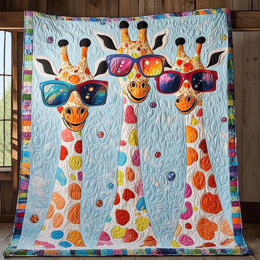 Hippie Giraffe CW2205427CL Quilt