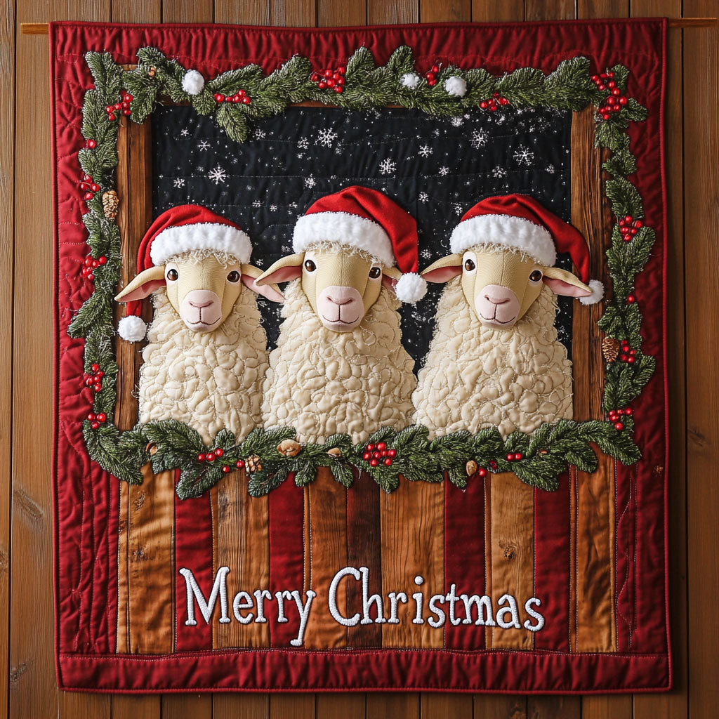 Sheep Christmas CW1711057CL Quilt