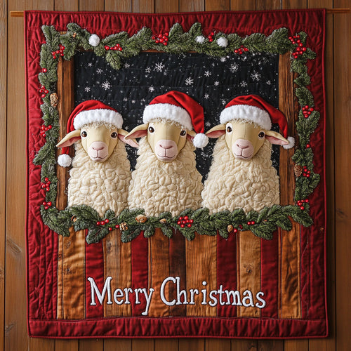 Sheep Christmas CW1711057CL Quilt