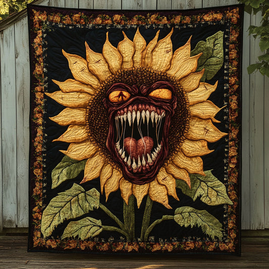Terrifying Sunflower Shadow WN1209042CL Quilt
