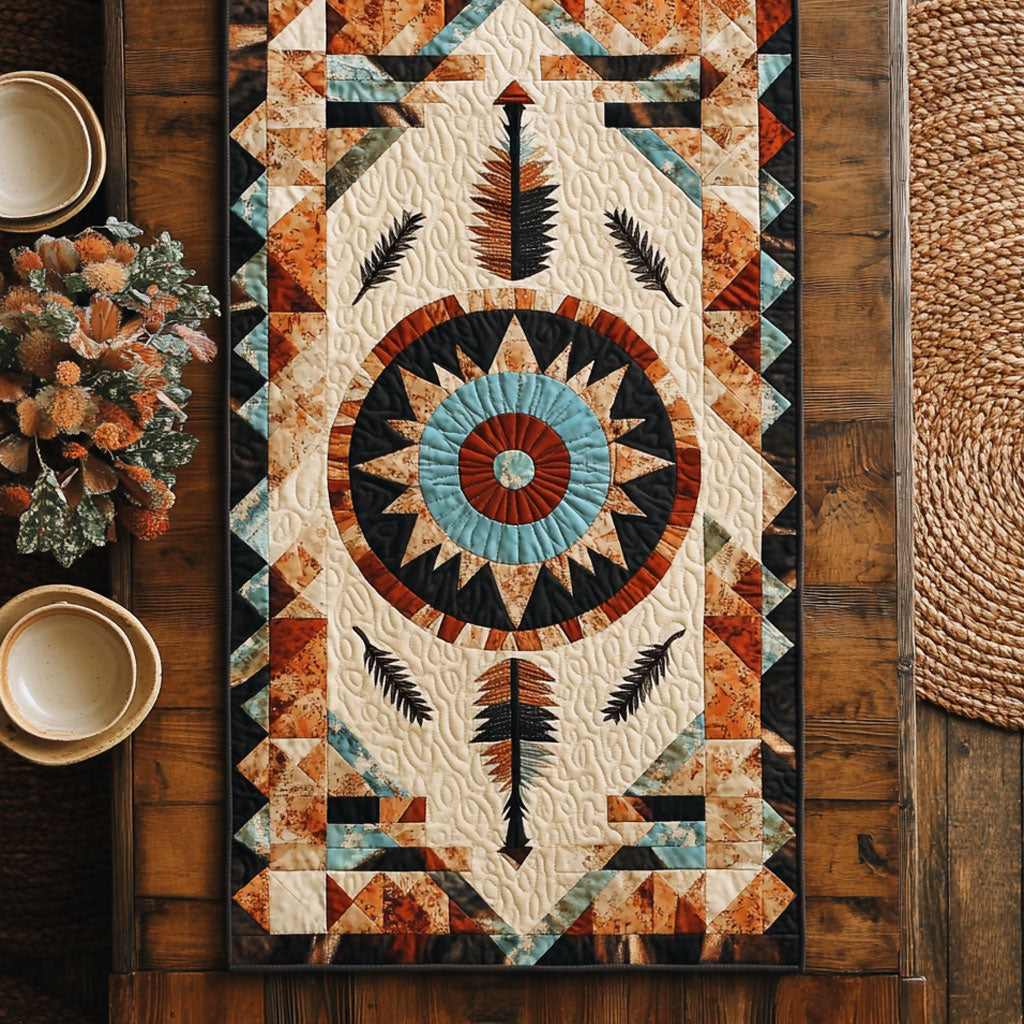 Spirit Of Native Trails WN1407080CL Quilted Table Runner