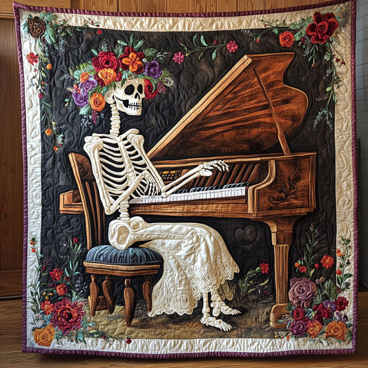 Music Of Skeleton CP2205036CL Quilt