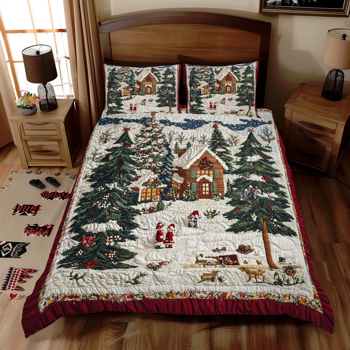 Noel Theme WX2311077CL Duvet Cover Set