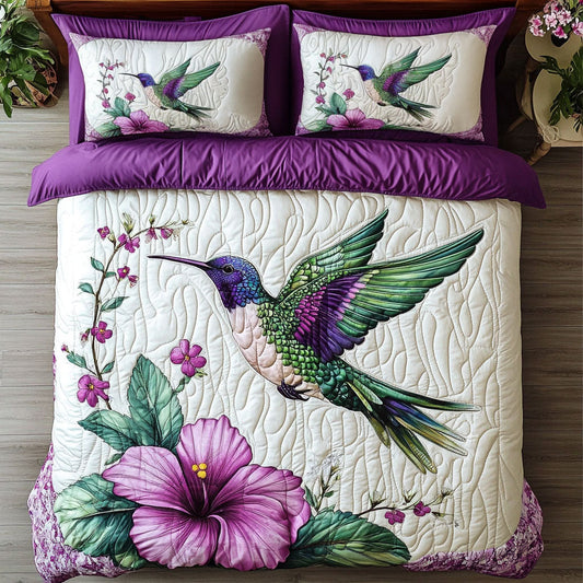 Hummingbird Flower WX0506013CL Duvet Cover Set