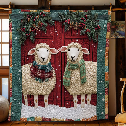 Christmas Sheep CP1711019CL Quilt