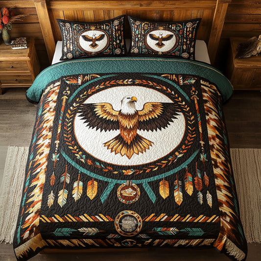 Native Feather Eagle WY2101029CL Duvet Cover Set