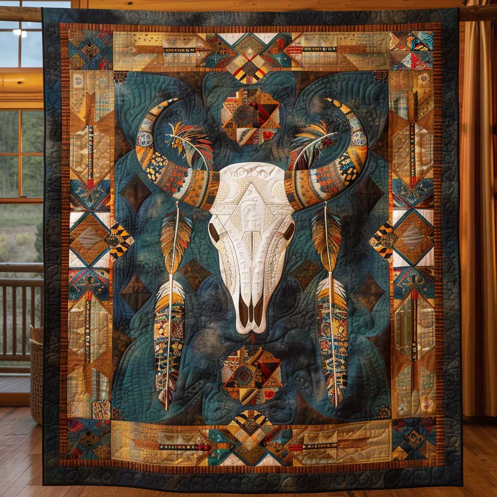 Western Skull Horizon WN1710035CL Quilt