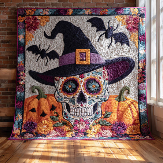 Pumpkin Skull CW2008036CL Quilt