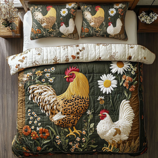 Homestead Chicken WN2108069CL Duvet Cover Set