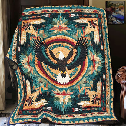 Eagle In Native Pattern WY2201063CL Quilt