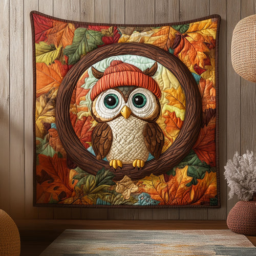 Owl Autumn Glow DH1909001CL Quilt