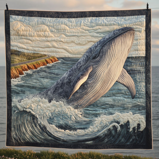 Whale And Coastal Road LT1809052CL Quilt