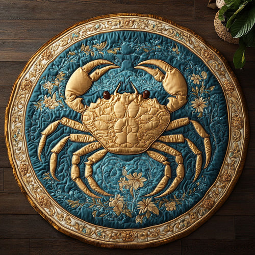 Golden Crab CM1305019CL Quilted Round Mat