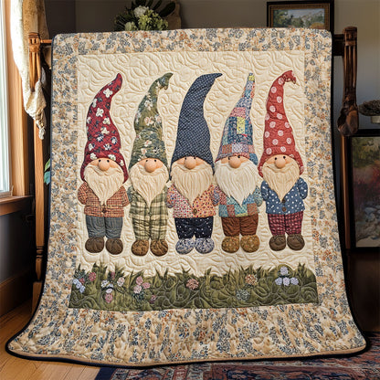 Gnome Gathering WJ1701012CL Quilt