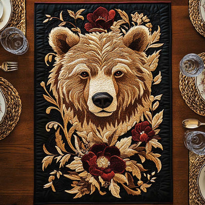 Dreamy Bear CQ2504017CL Quilted Table Runner