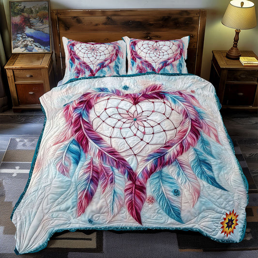 Feather Heart Dreamcatcher WY09120046CL Duvet Cover Set