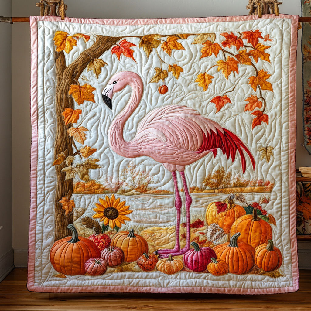 A Fall Flamingo WY2208100CL Quilt