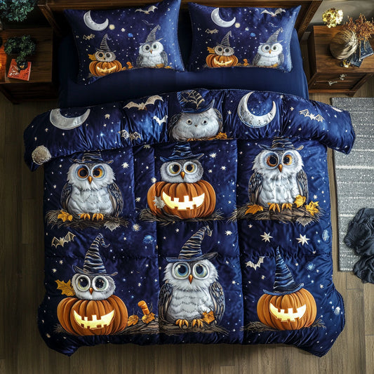 Spooky Owl Whispers WN0708094CL Duvet Cover Set