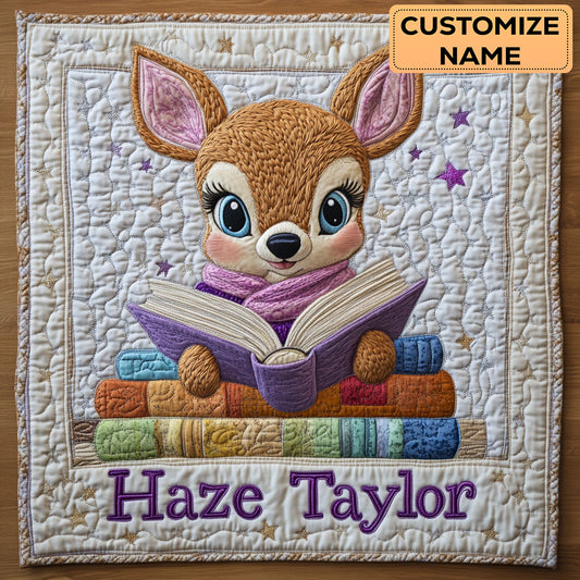 Starry Tale Deer WN3007103CL Personalized Baby Quilt